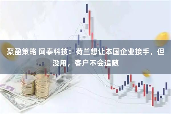 聚盈策略 闻泰科技：荷兰想让本国企业接手，但没用，客户不会追随